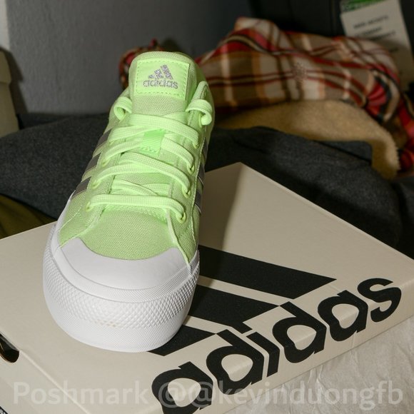 adidas Women Platform shoes . Green/silver - Picture 5 of 7